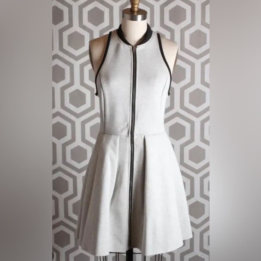 Alexander Wang Neoprene Scuba Dress Grey